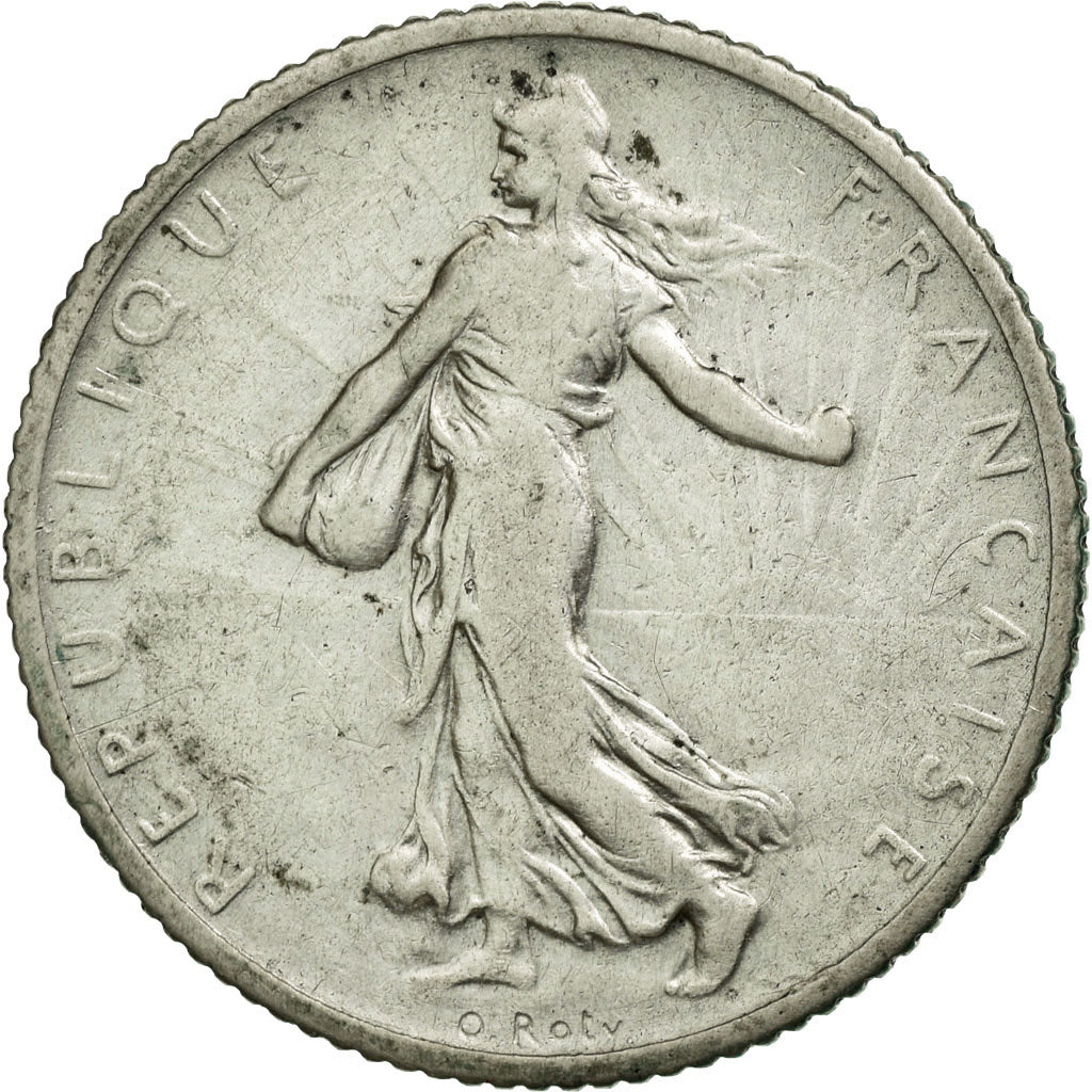 Moneta, Francia, Semeuse, Franc, 1906, MB, Argento, Gadoury:467