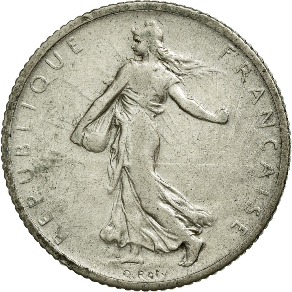 Monnaie, France, Semeuse, Franc, 1908, TB, Argent, Gadoury:467