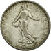 Coin, France, Semeuse, Franc, 1909, VF(30-35), Silver, Gadoury:467