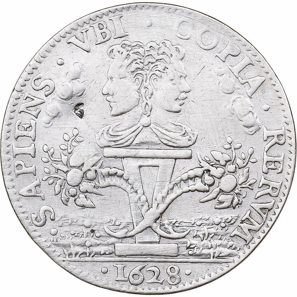 France, Token, Louis XIII, Trésorerie Générale des Fermes de France, 1628