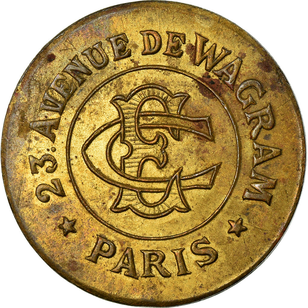 France, Jeton, Etoile Chansons - 23 Avenue de Wagram, Paris, TTB+, Cuivre