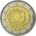 Francja, 2 Euro, 30 ans du drapeau de l union europeenne, 2015, Paris