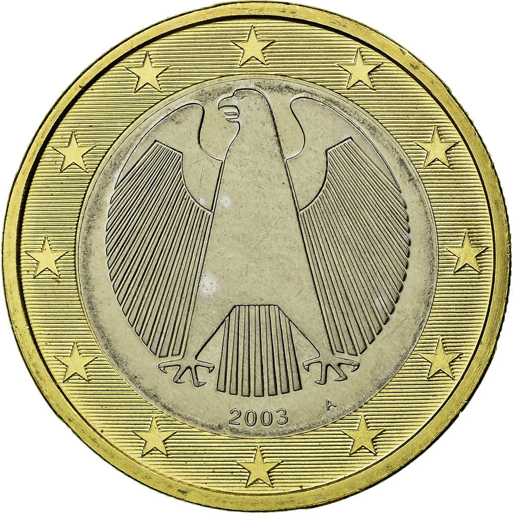 ALEMANIA - REPÚBLICA FEDERAL, Euro, 2003, EBC, Bimetálico, KM:213