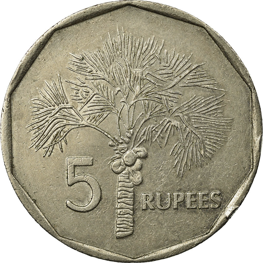 Moneda, Seychelles, 5 Rupees, 2000, British Royal Mint, MBC, Cobre - níquel
