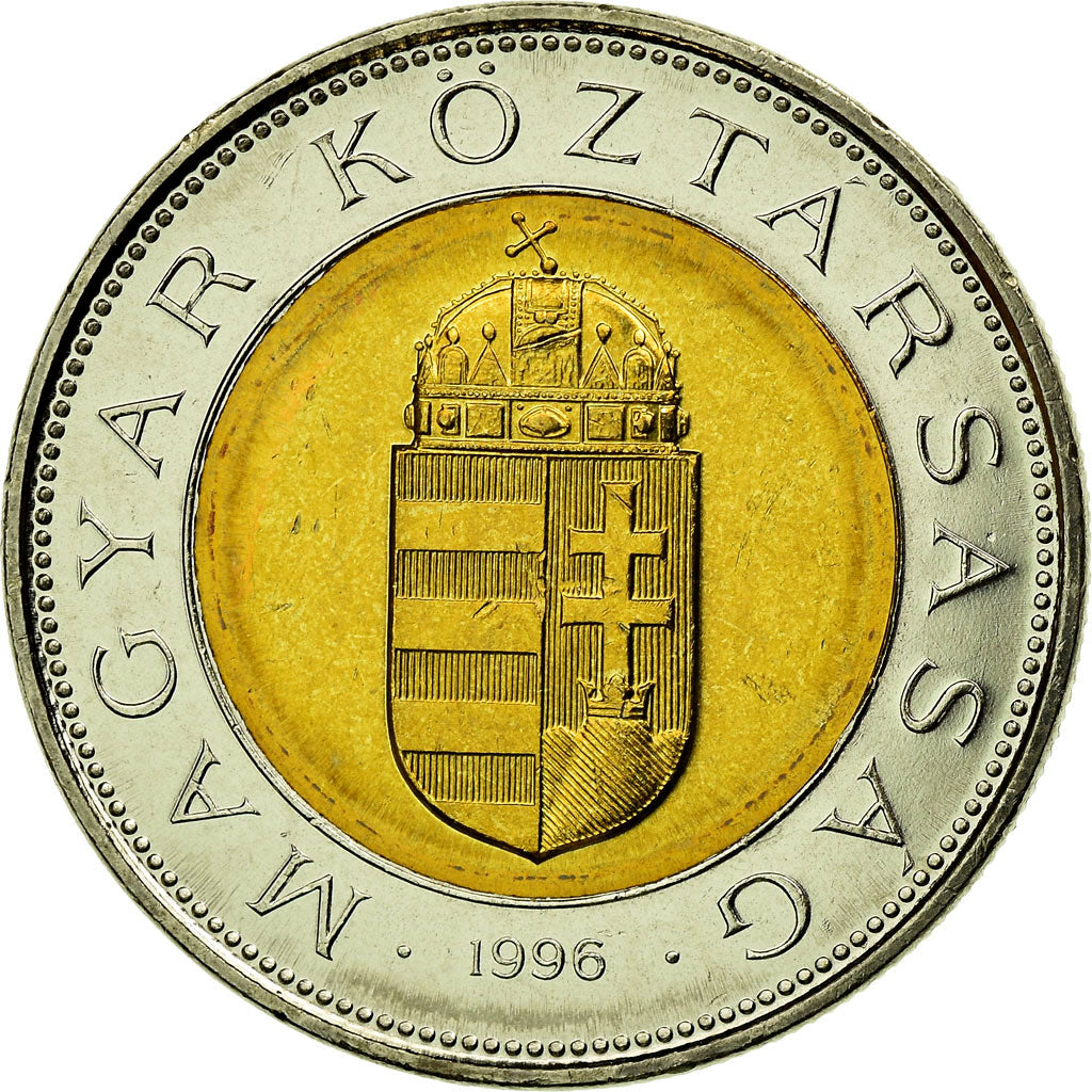 Moneta, Ungheria, 100 Forint, 1996, Budapest, SPL-, Bi-metallico, KM:721