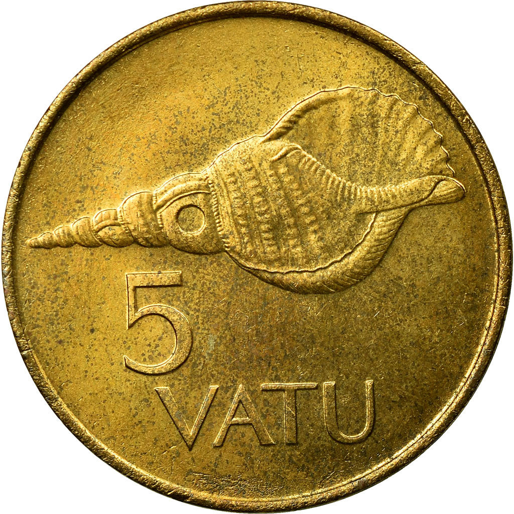 Münze, Vanuatu, 5 Vatu, 1999, British Royal Mint, SS, Nickel-brass, KM:5