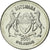 Coin, Botswana, 50 Thebe, 2001, British Royal Mint, AU(55-58), Nickel plated