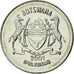 Coin, Botswana, 50 Thebe, 2001, British Royal Mint, AU(55-58), Nickel plated
