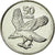 Coin, Botswana, 50 Thebe, 2001, British Royal Mint, AU(55-58), Nickel plated