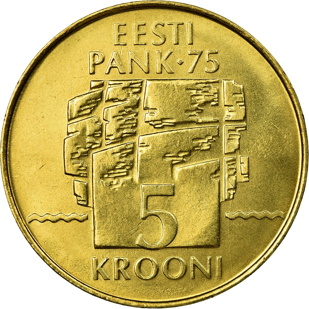 Coin, Estonia, 5 Krooni, 1994, EF(40-45), Aluminum-Bronze, KM:30