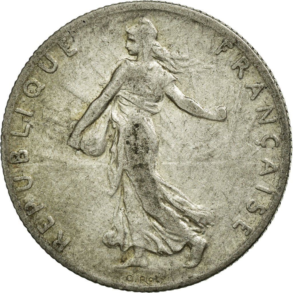 Coin, France, Semeuse, 50 Centimes, 1910, EF(40-45), Silver, Gadoury:420