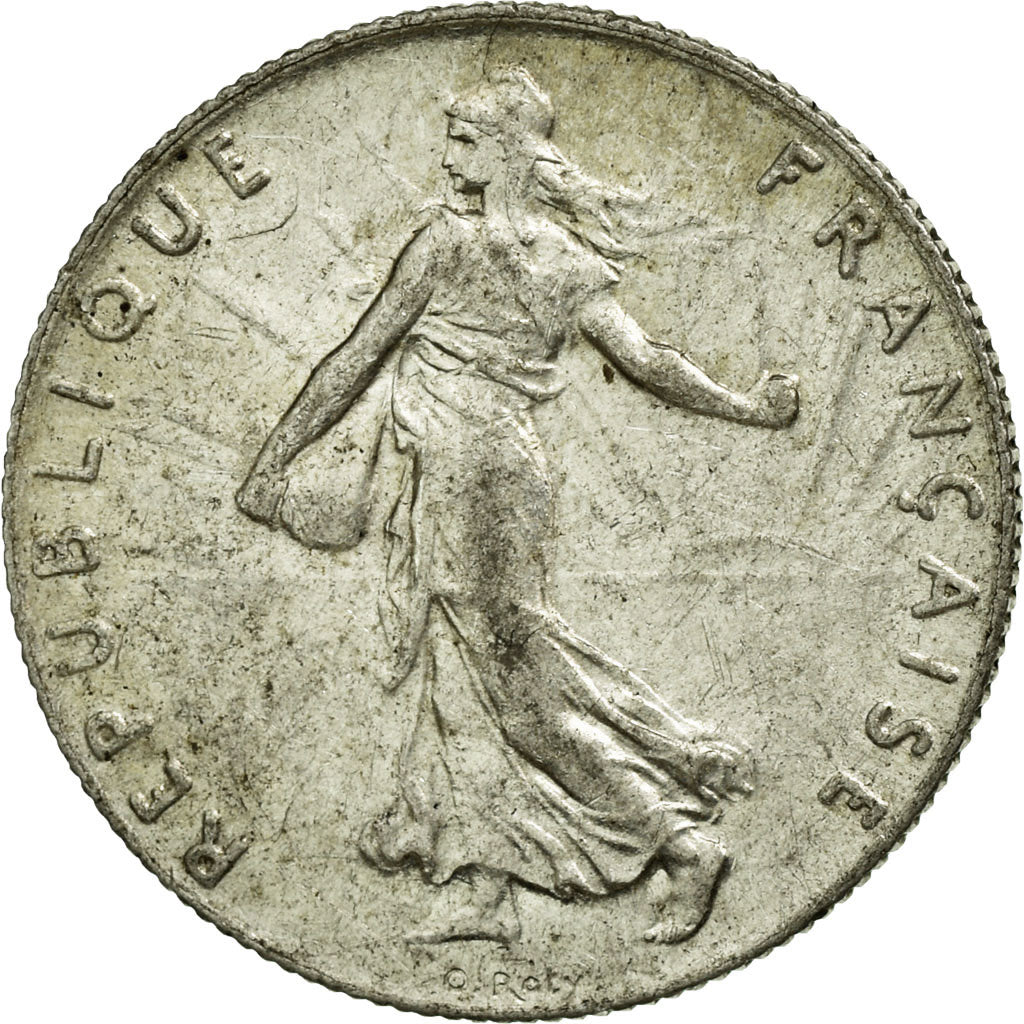 Coin, France, Semeuse, 50 Centimes, 1912, AU(55-58), Silver, Gadoury:420