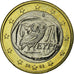 Grecia, Euro, 2002, MBC, Bimetálico, KM:187