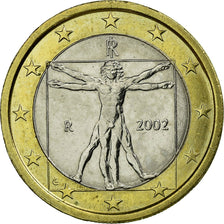 Italy, Euro, 2002, EF(40-45), Bi-Metallic, KM:216