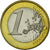 Slovenia, Euro, 2007, AU(55-58), Bi-Metallic, KM:74