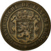 Moneda, Luxemburgo, William III, 10 Centimes, 1870, Utrecht, BC+, Bronce