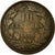 Coin, Luxembourg, William III, 10 Centimes, 1870, Utrecht, VF(30-35), Bronze