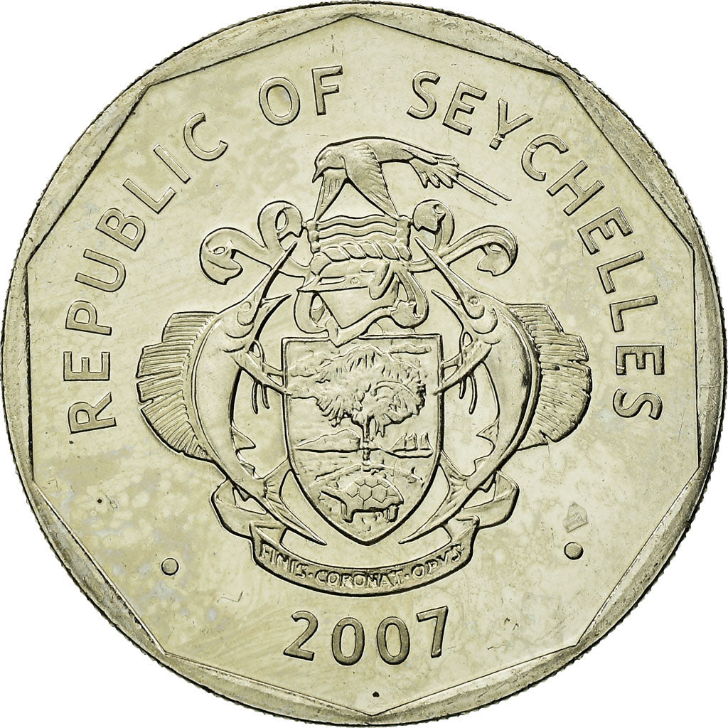 Moneda, Seychelles, 5 Rupees, 2007, British Royal Mint, EBC, Cobre - níquel
