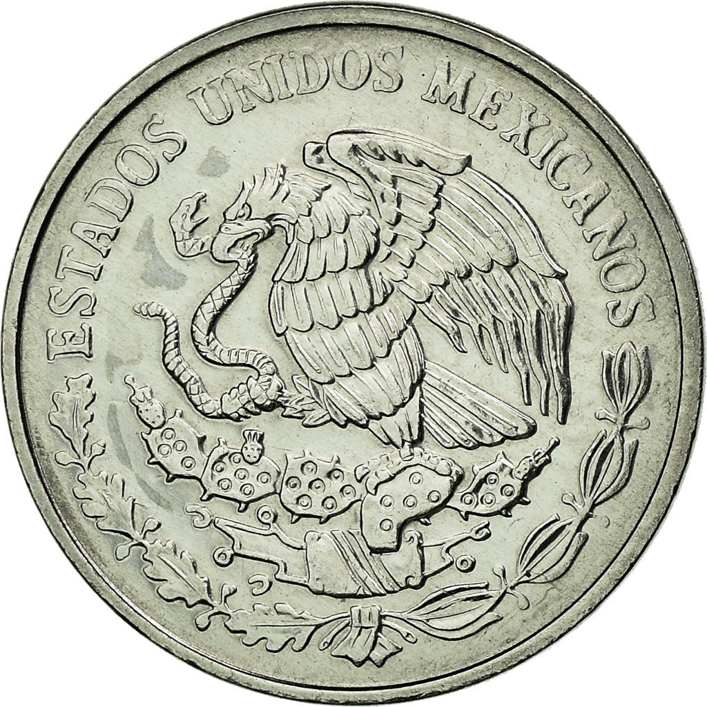 Moneta, Mexico, 10 Centavos, 2008, Mexico City, AU(55-58), Stal nierdzewna