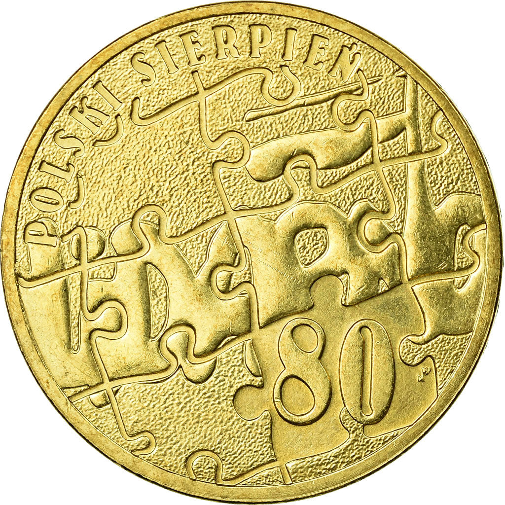 Moneta, Polska, August of 1980, 2 Zlote, 2010, Warsaw, EF(40-45), Mosiądz