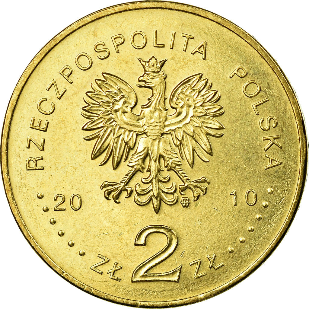 Moneta, Polska, August of 1980, 2 Zlote, 2010, Warsaw, EF(40-45), Mosiądz