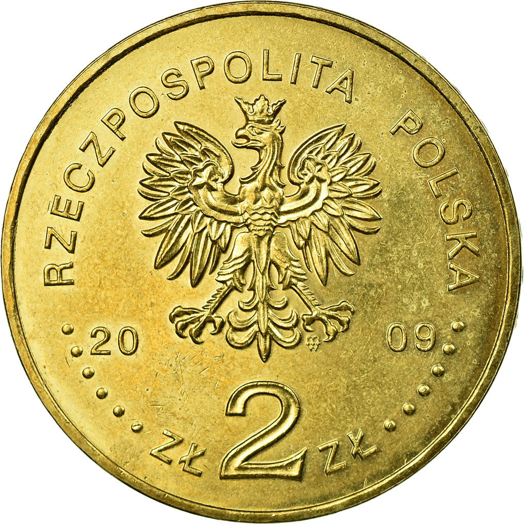 Coin, Poland, Central Banking, 180th Anniversary, 2 Zlote, 2009, Warsaw