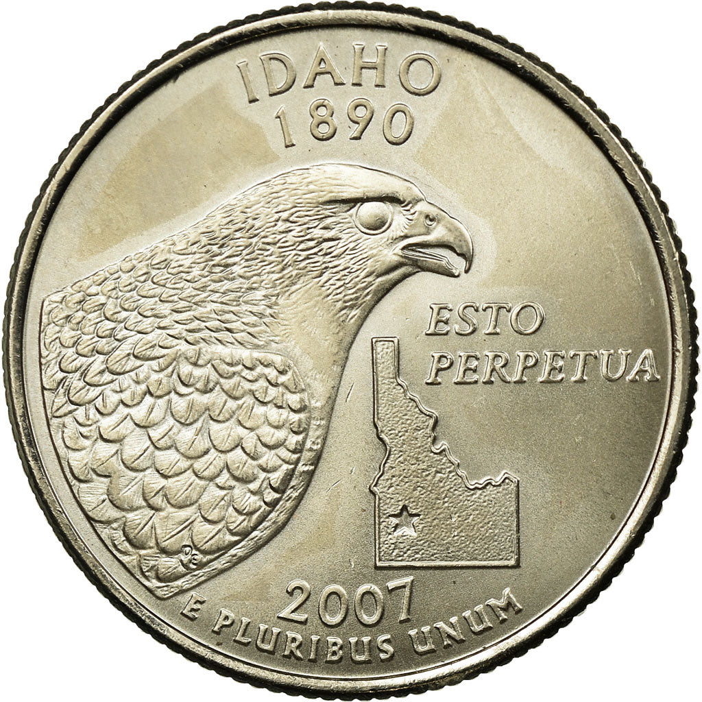 Moeda, Estados Unidos da América, Quarter, 2007, U.S. Mint, Philadelphia