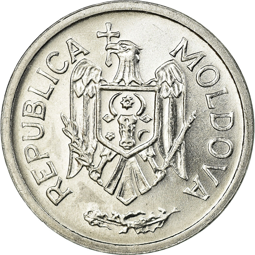 Moneta, Moldava, 25 Bani, 2005, BB, Alluminio, KM:3