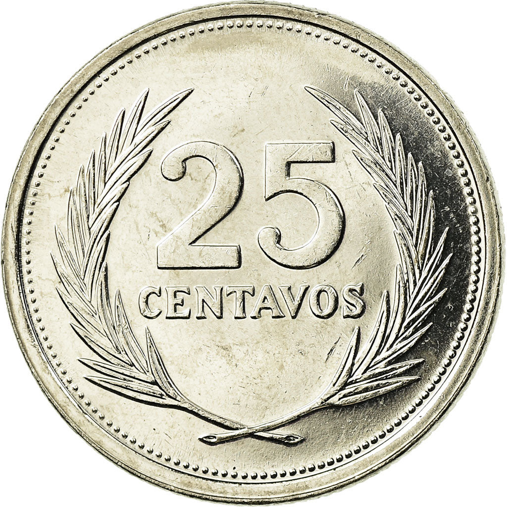 Monnaie, El Salvador, 25 Centavos, 1994, British Royal Mint, TTB, Nickel Clad