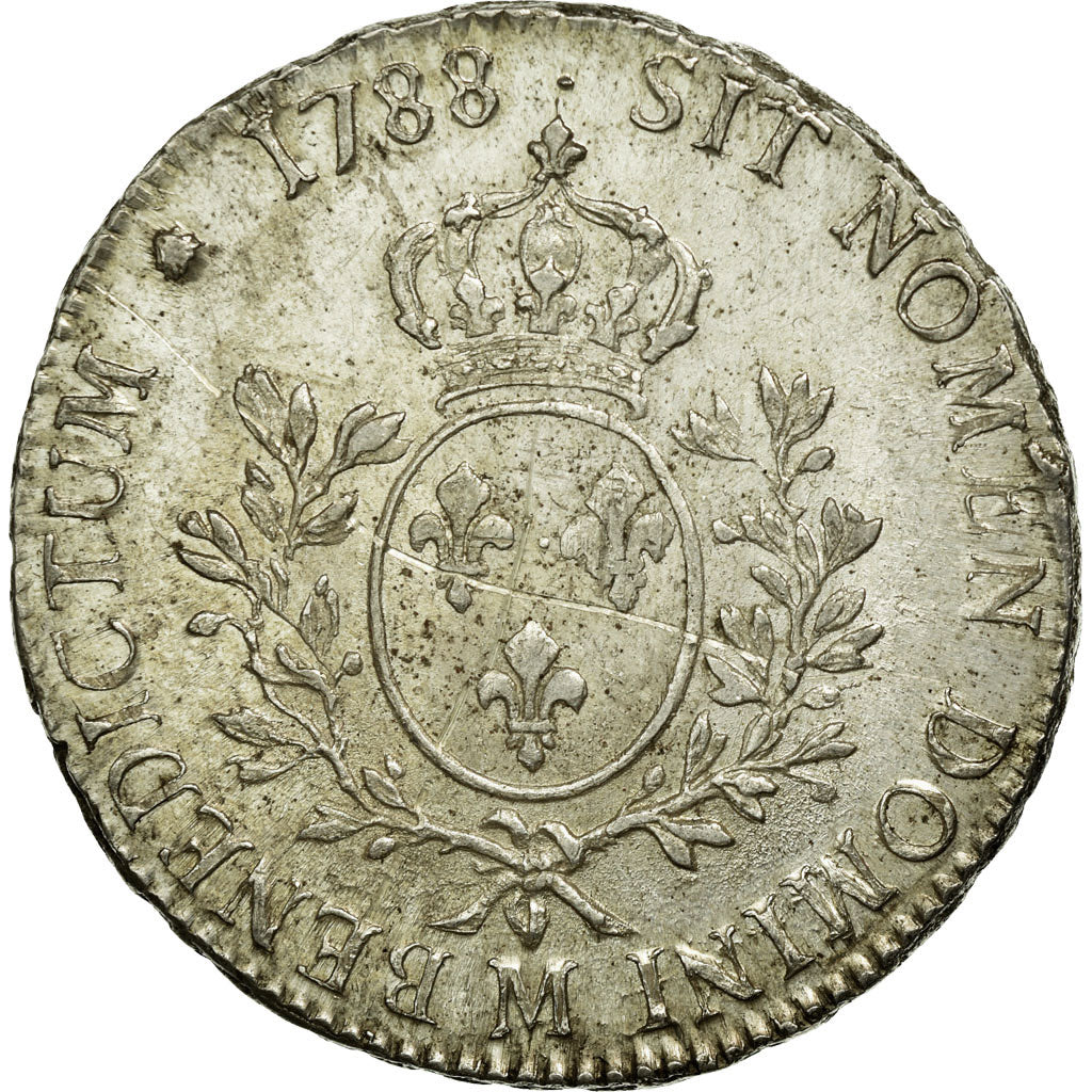 Coin, France, Louis XVI, Écu aux branches d'olivier, Ecu, 1788, Toulouse