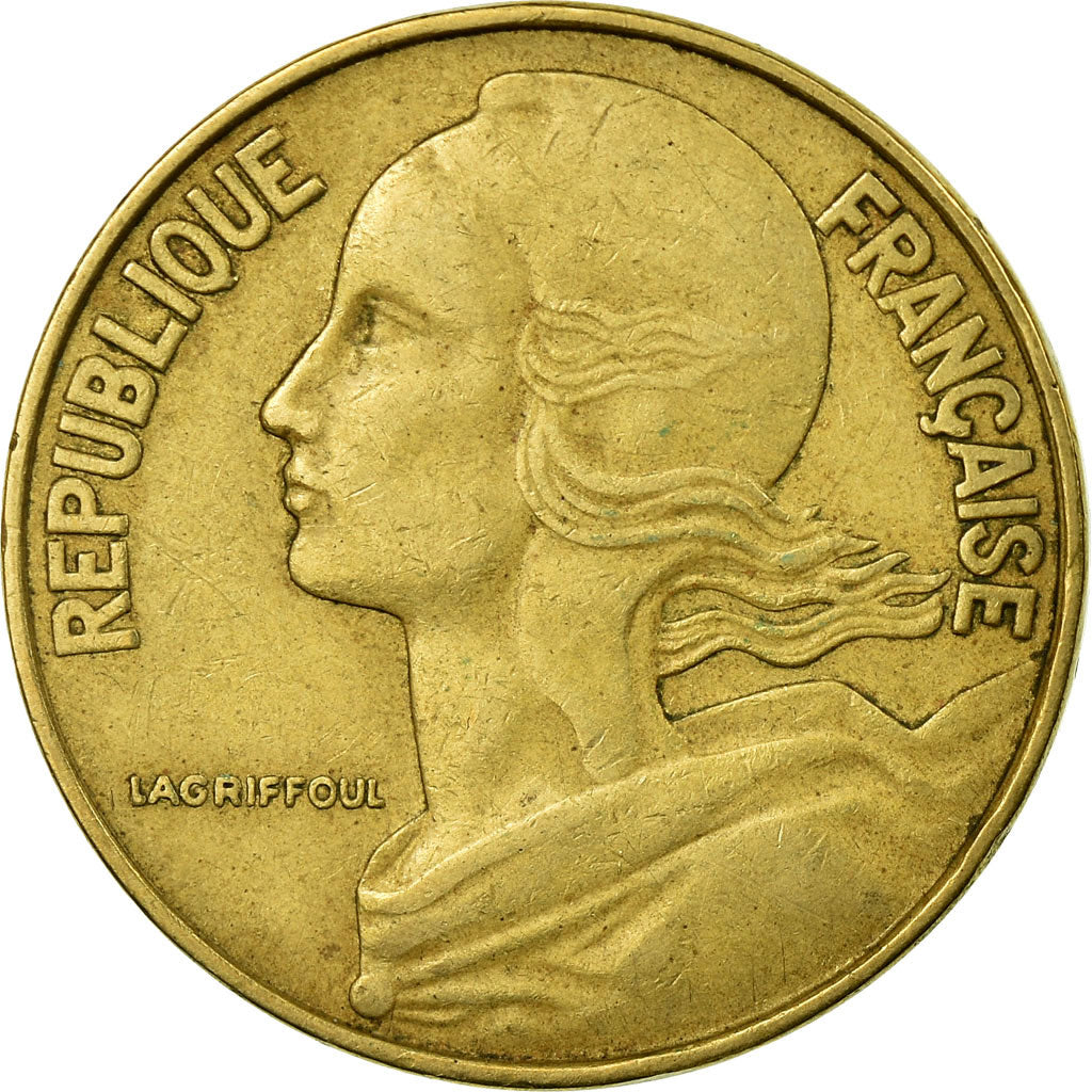 Coin, France, Marianne, 20 Centimes, 1965, Paris, EF(40-45), Aluminum-Bronze
