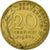 Munten, Frankrijk, Marianne, 20 Centimes, 1965, Paris, ZF, Aluminum-Bronze