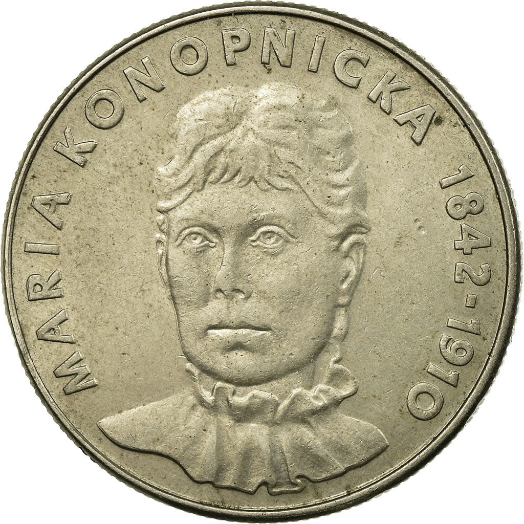 Münze, Polen, Maria Konopnicka, 20 Zlotych, 1978, Warsaw, SS, Copper-nickel
