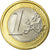 Italië, Euro, 2008, ZF, Bi-Metallic, KM:250