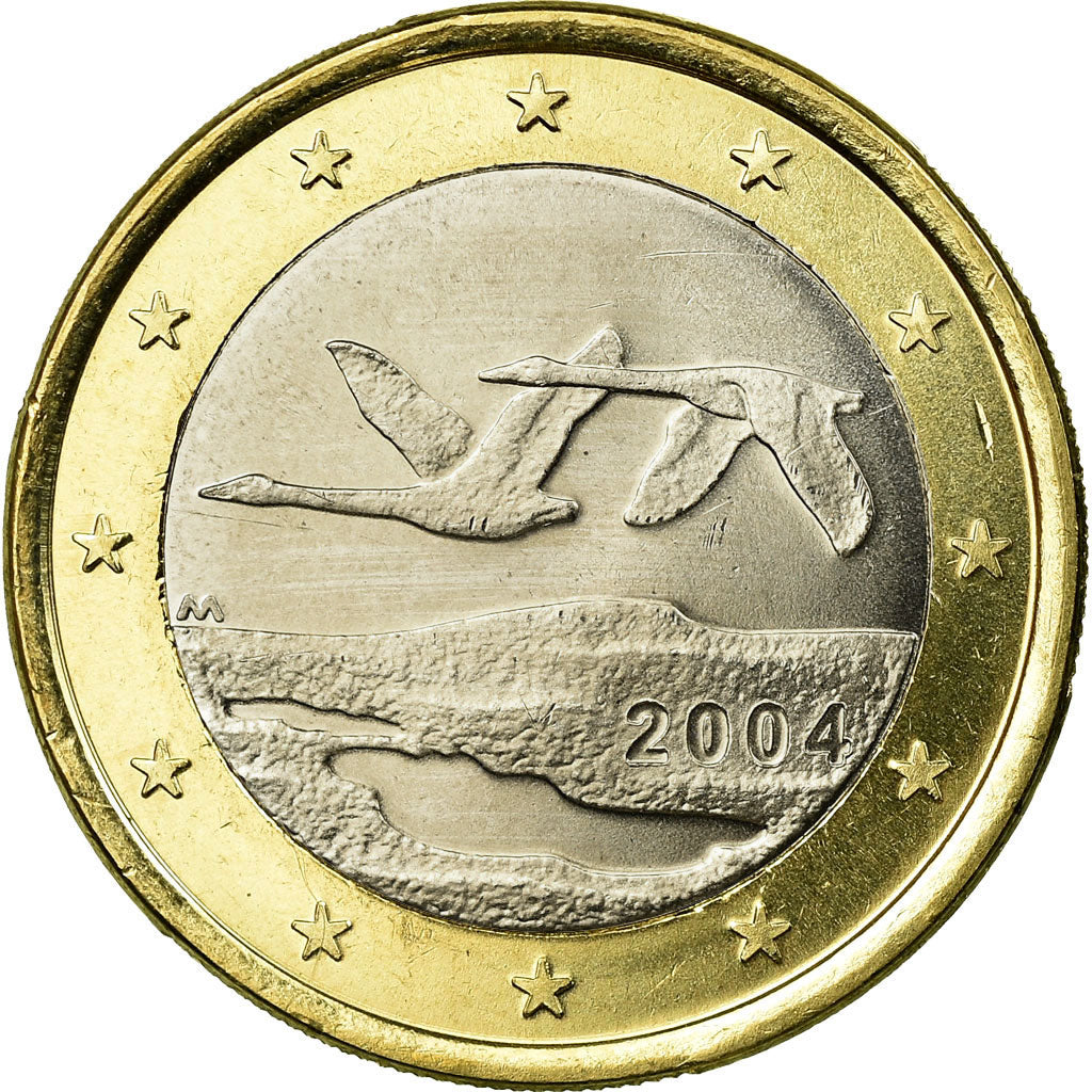 Finland, Euro, 2004, AU(55-58), Bi-Metallic, KM:104