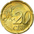 Finlandia, 20 Euro Cent, 2001, Vantaa, EF(40-45), Mosiądz, KM:102