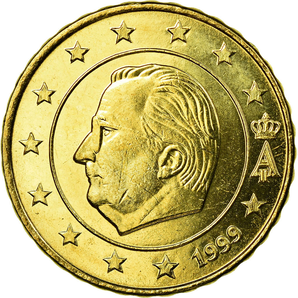 Belgien, 10 Euro Cent, 1999, VZ, Messing, KM:227