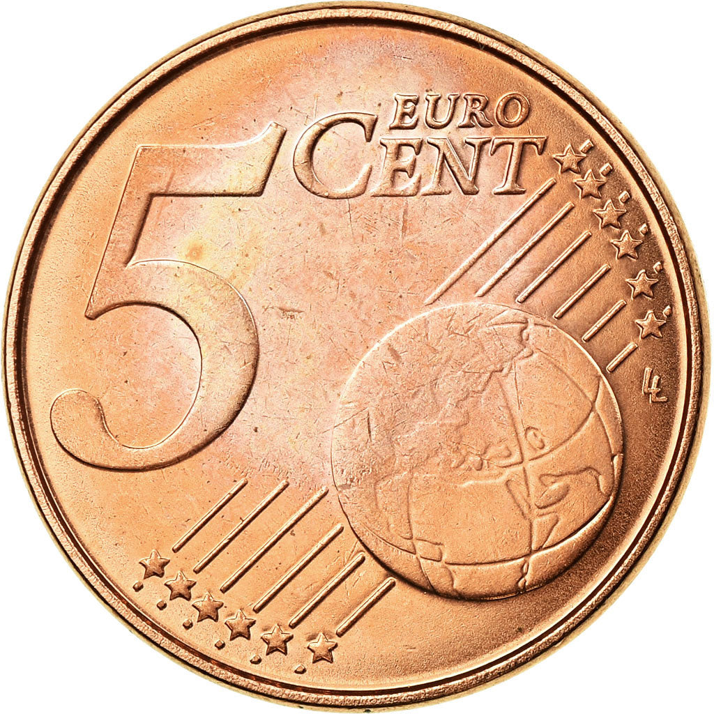 België, 5 Euro Cent, 2005, ZF, Copper Plated Steel, KM:226