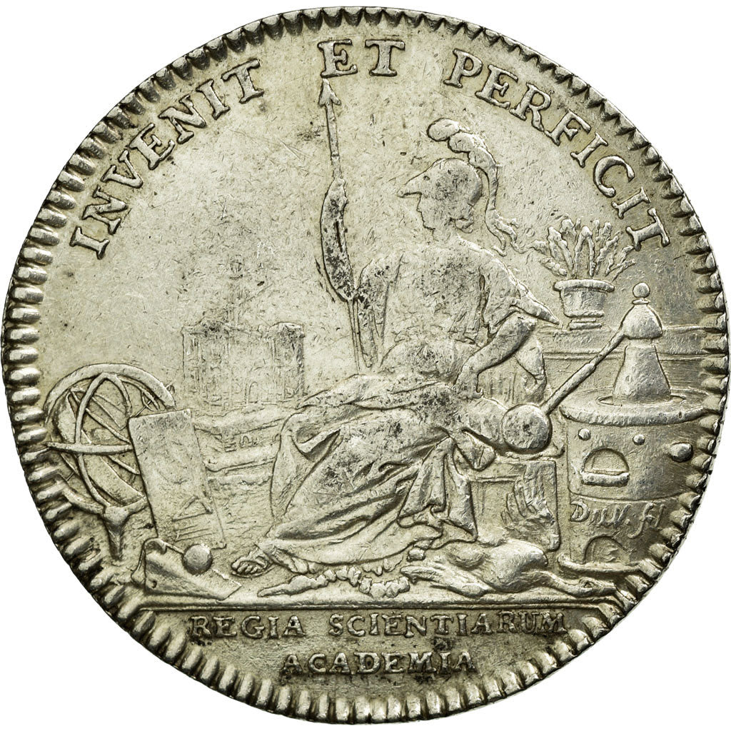 France, Token, Royal, EF(40-45), Silver, Feuardent:4407