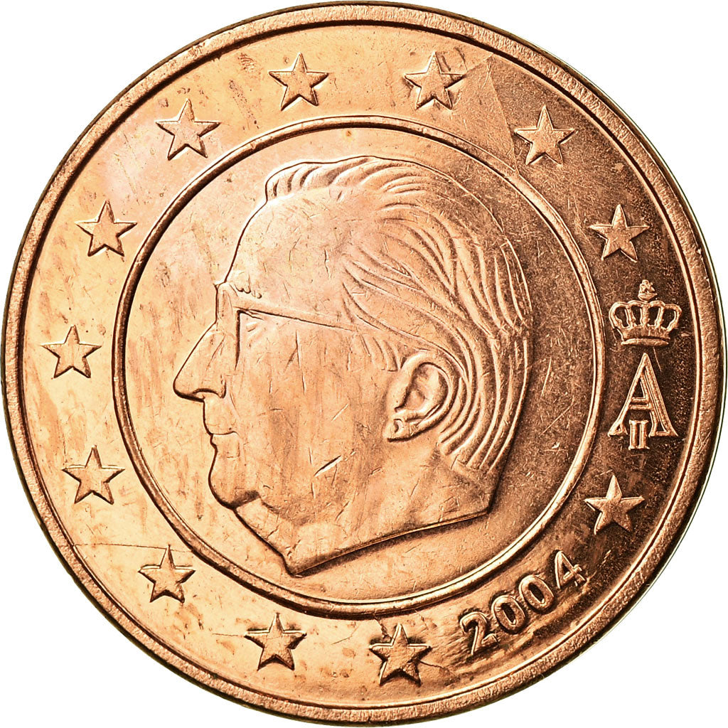 Belgique, 2 Euro Cent, 2004, TTB, Copper Plated Steel, KM:225