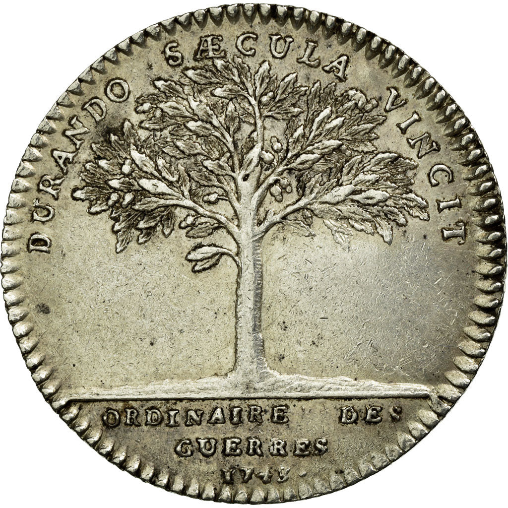France, Token, Royal, 1743, EF(40-45), Silver, Feuardent:572