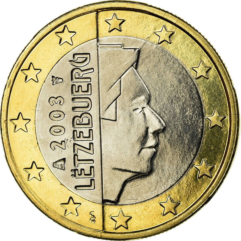 Luxemburgo, Euro, 2003, EBC, Bimetálico, KM:81