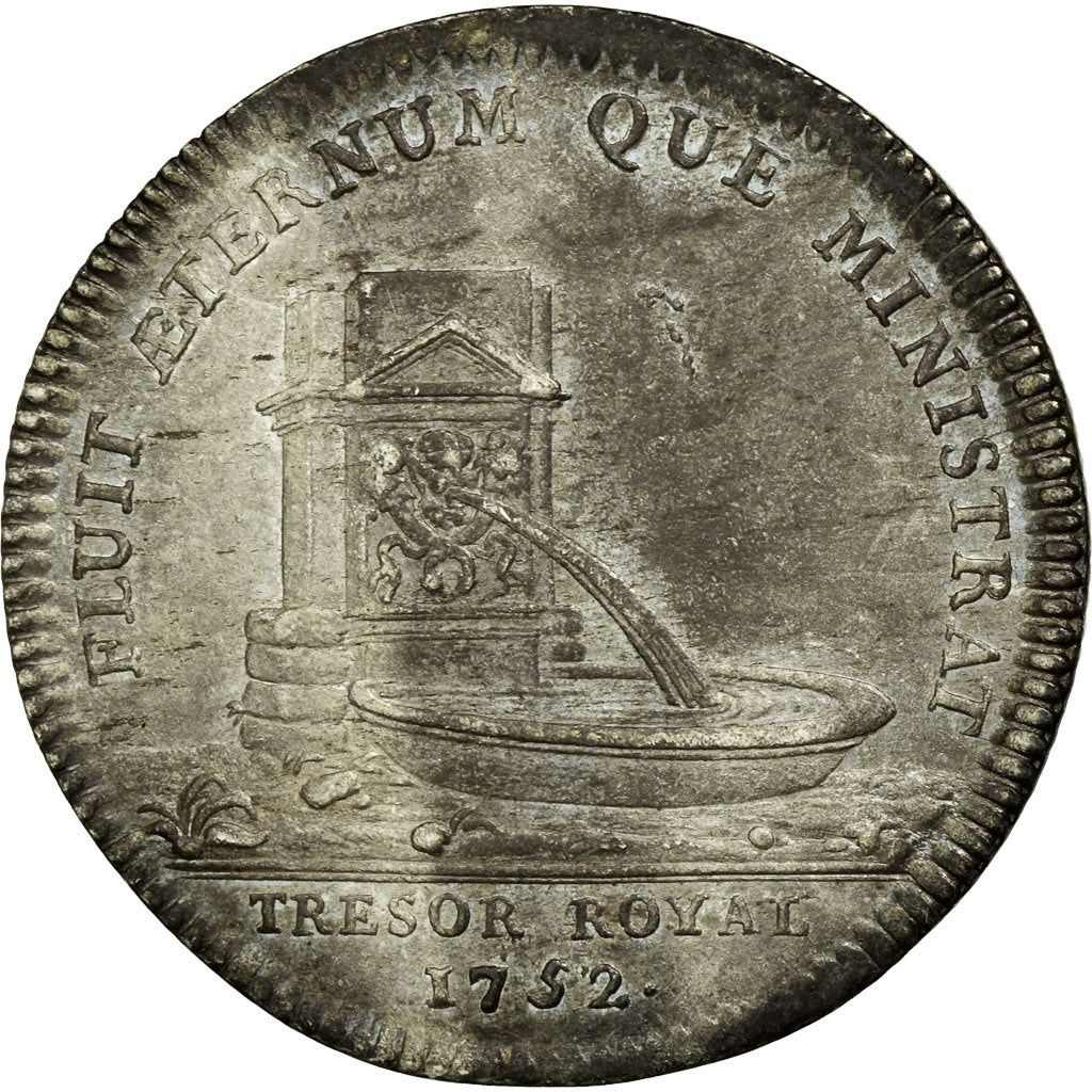 France, Token, Royal, 1752, AU(55-58), Silver, Feuardent:2084