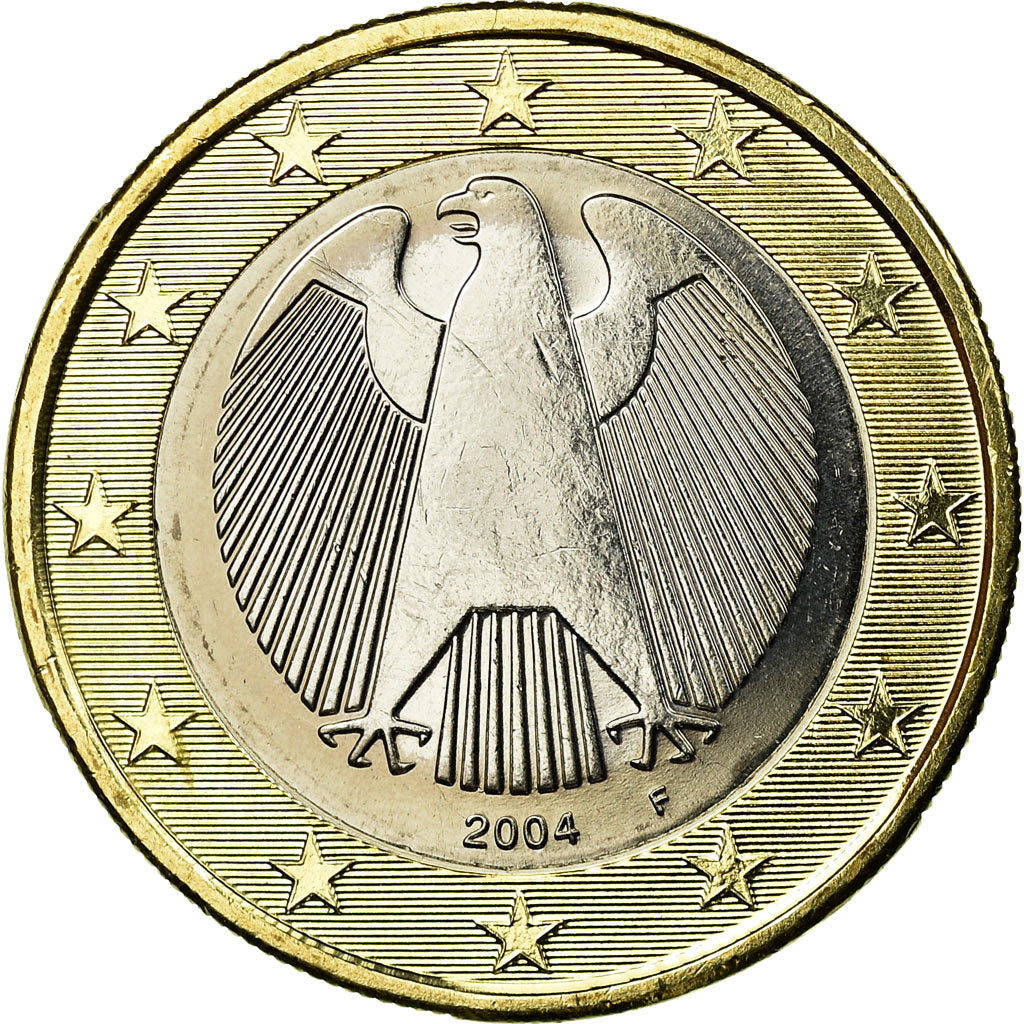 ALEMANIA - REPÚBLICA FEDERAL, Euro, 2004, MBC, Bimetálico, KM:213