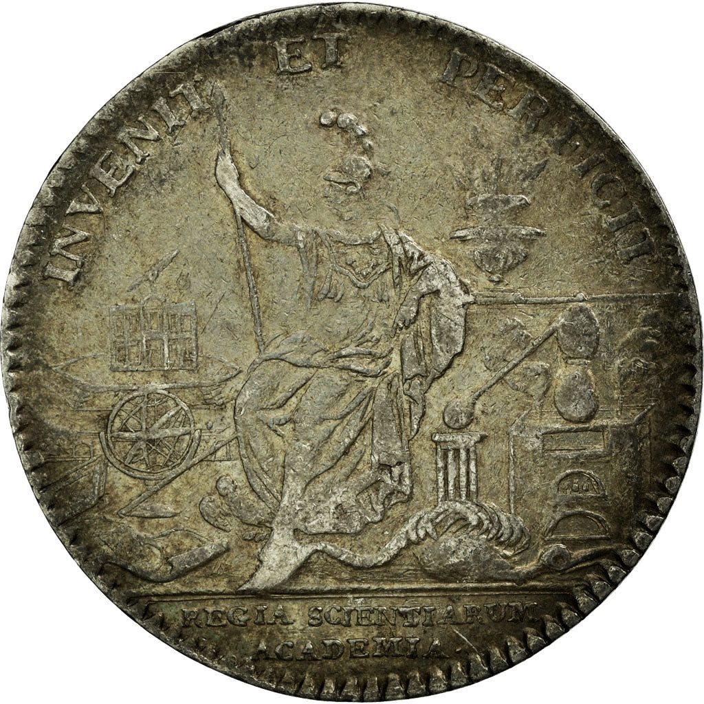 France, Token, Royal, EF(40-45), Silver, Feuardent:4407