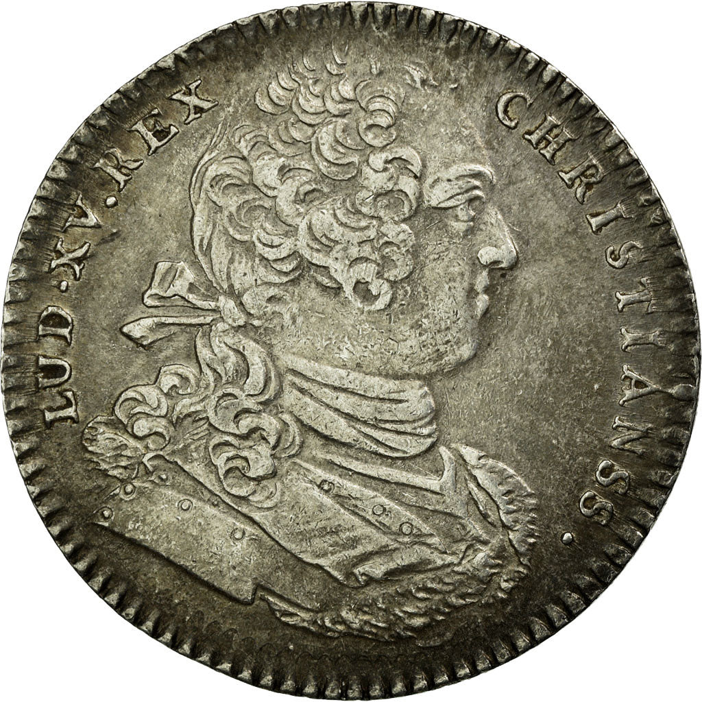 France, Token, Royal, 1757, EF(40-45), Silver, Feuardent:605