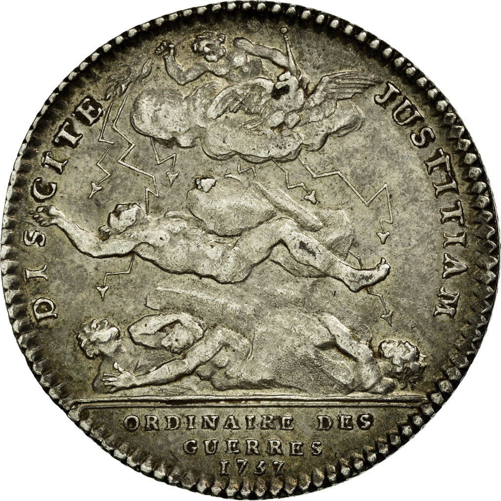 France, Token, Royal, 1757, EF(40-45), Silver, Feuardent:605