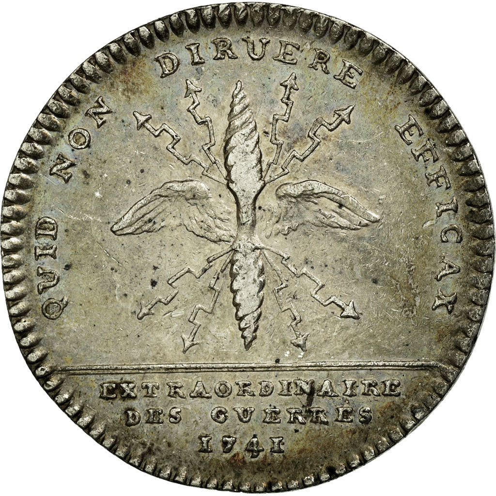 France, Token, Royal, 1741, AU(55-58), Silver, Feuardent:816