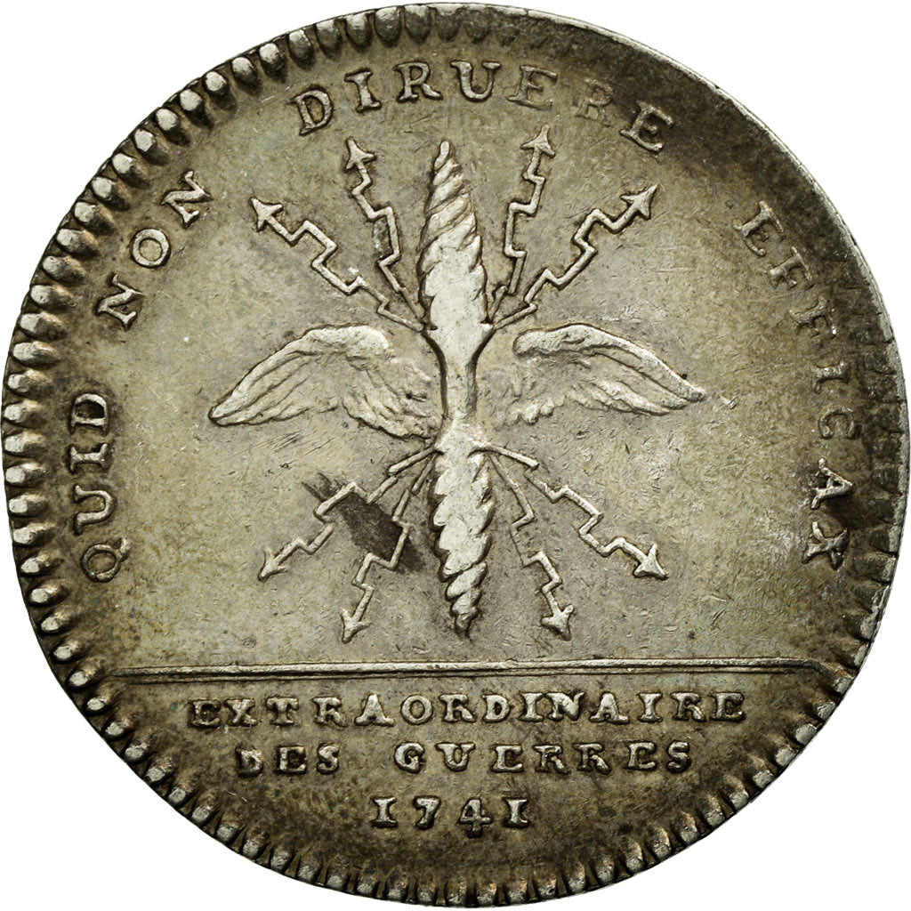 France, Token, Royal, 1741, EF(40-45), Silver, Feuardent:816