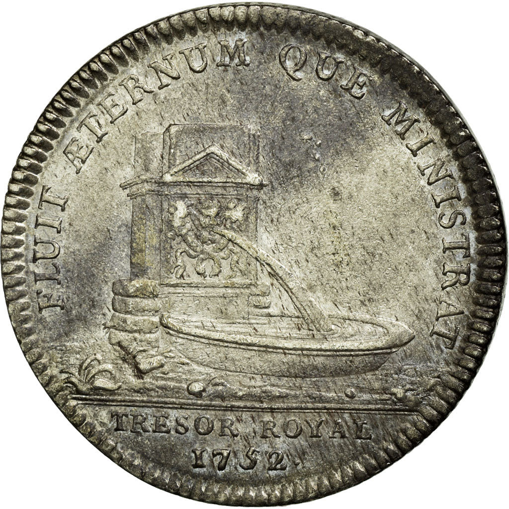 France, Token, Royal, 1752, AU(55-58), Silver, Feuardent:2084